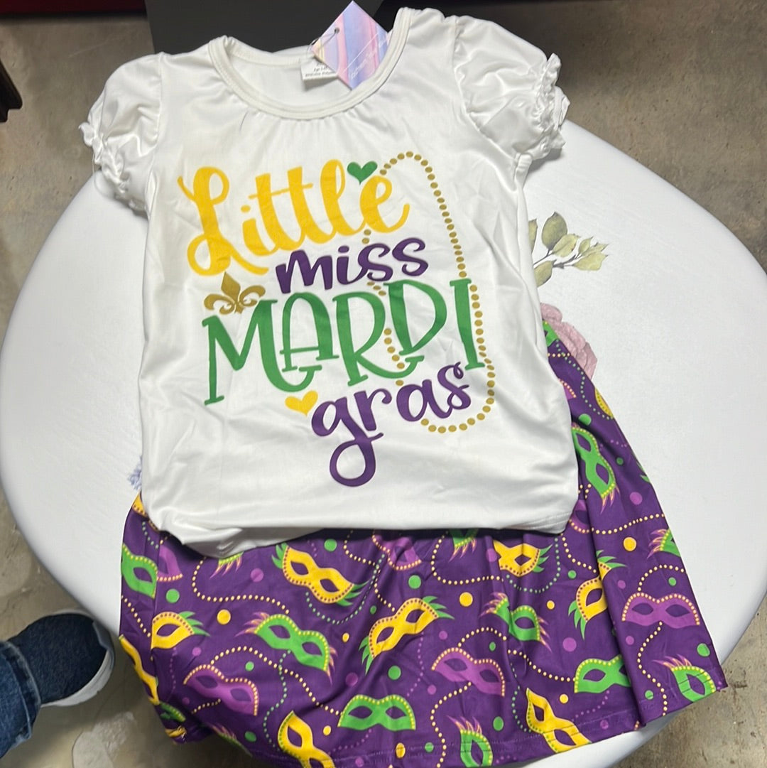 Kids Mardi Gras 2Piece Set