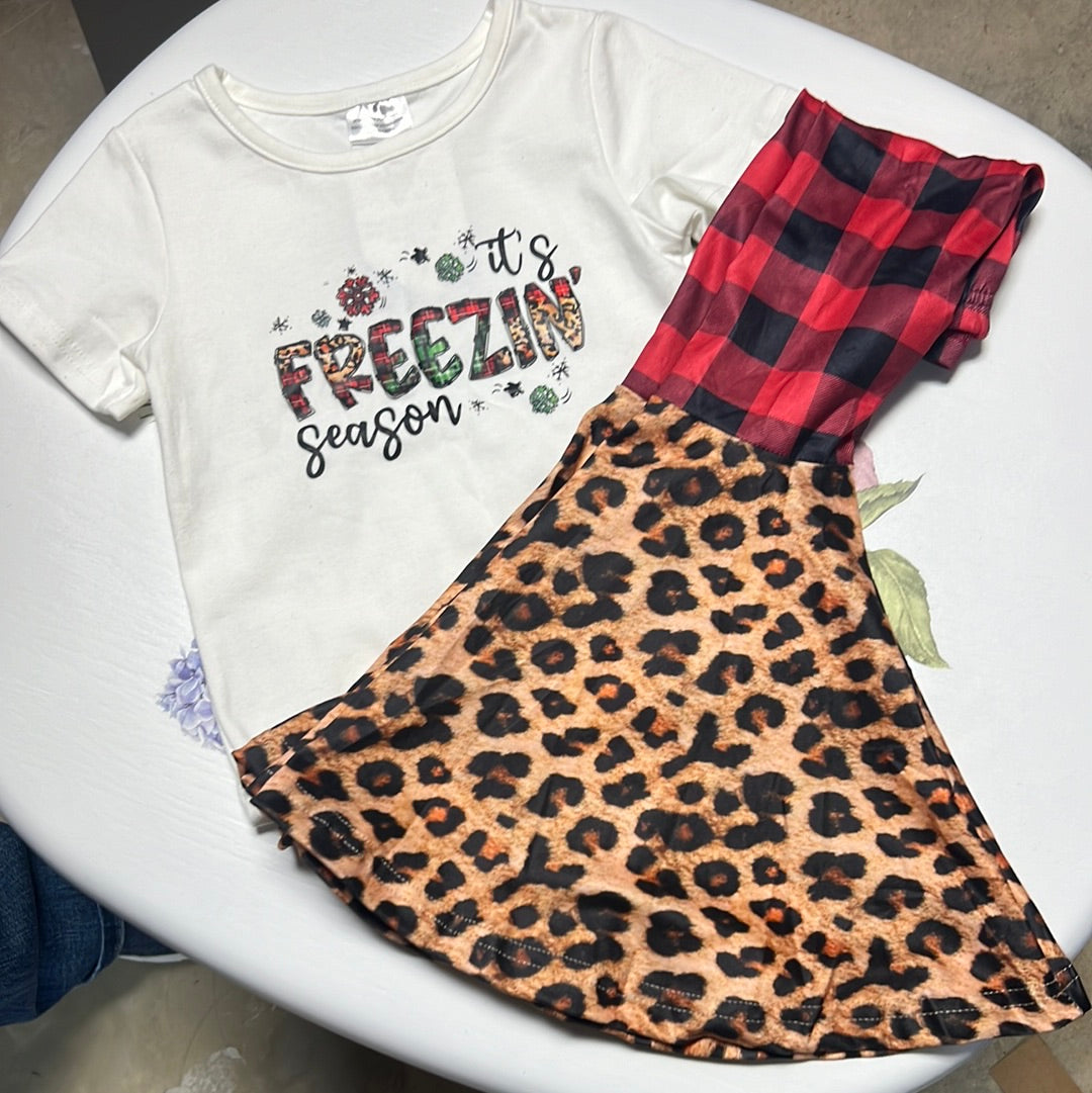 Kids 2 Piece Set It’s Freezeknf Season