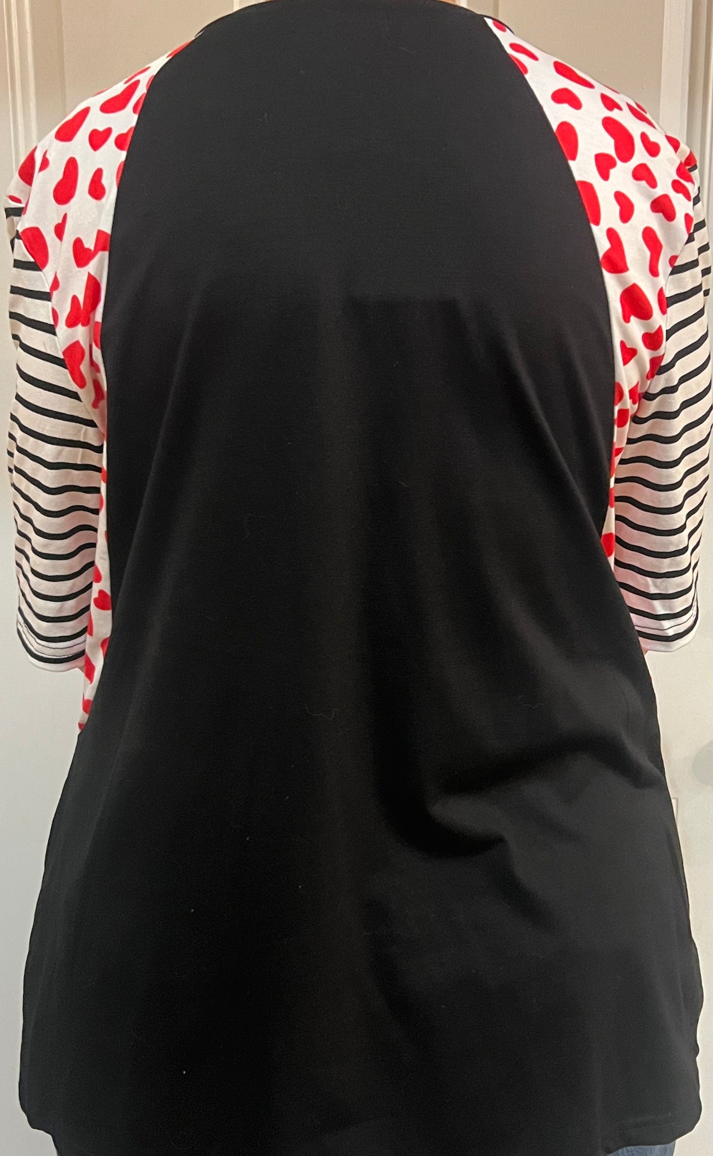 Valentines Heart Sleeve Top