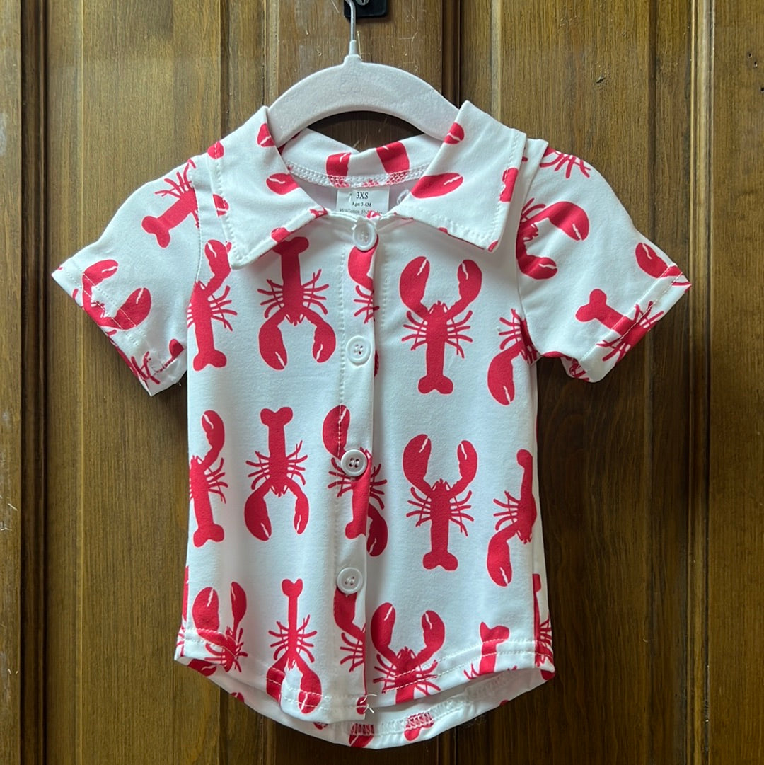 Boys Crawfish Shirt