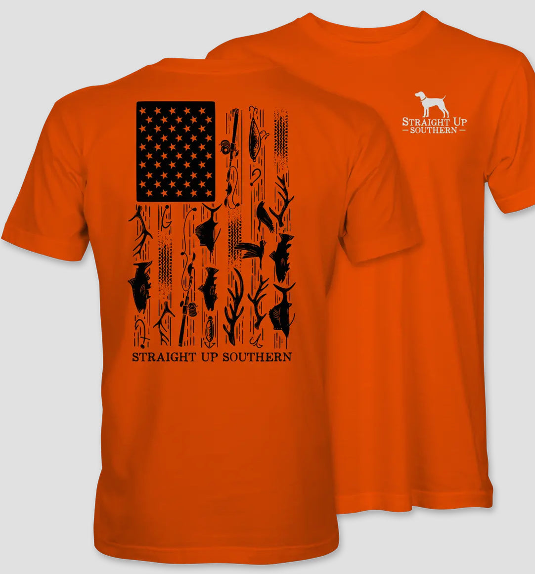 Hunt Fish Flag Men’s Tee