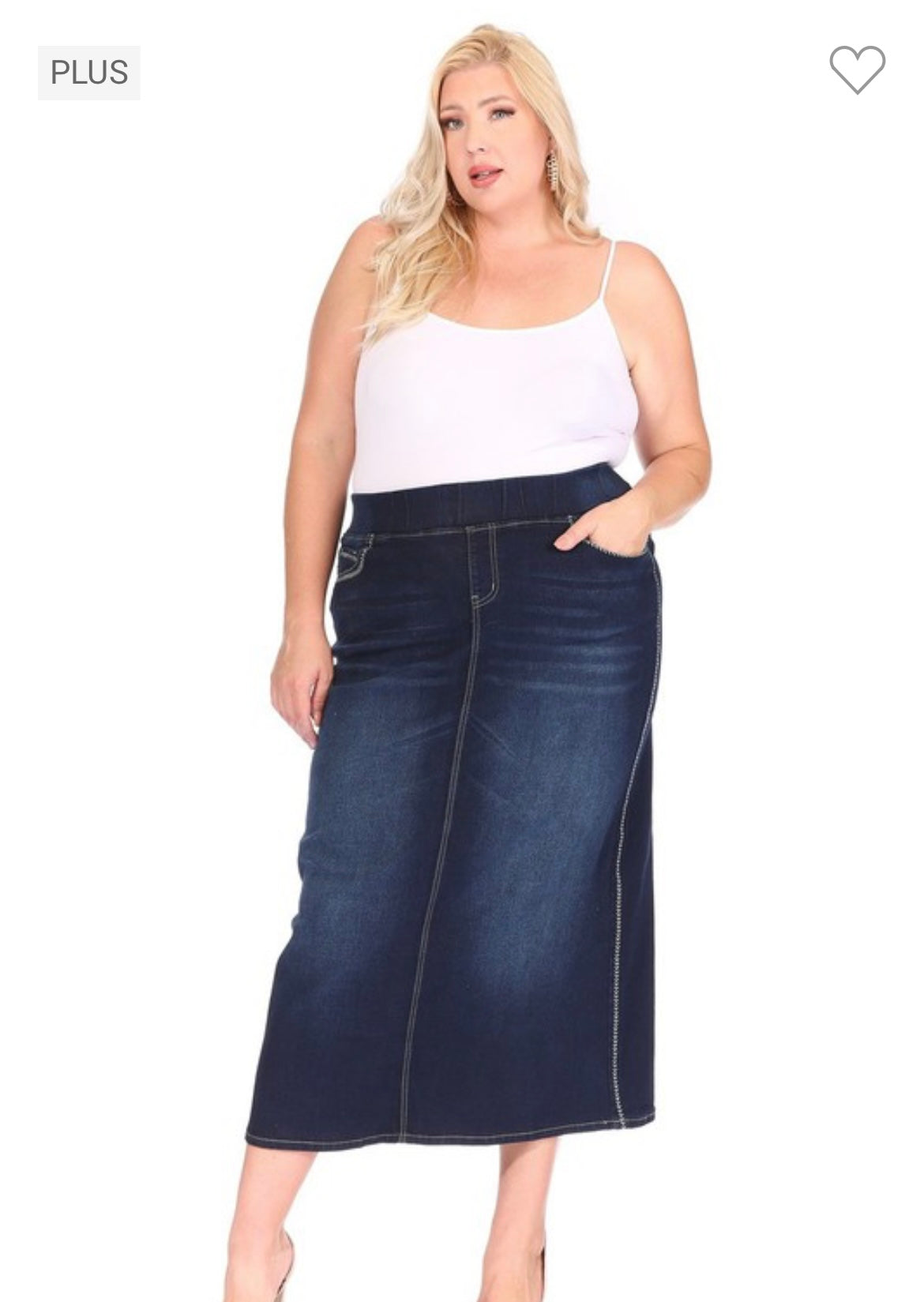 Be -Girl Long wash Skirt