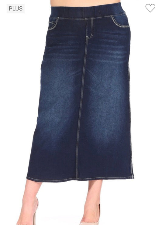 Be -Girl Long wash Skirt