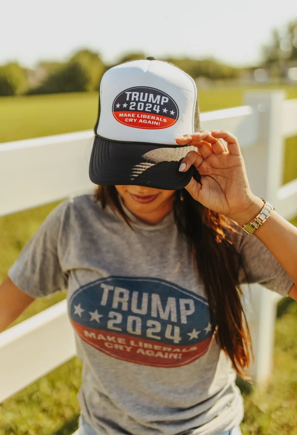 Make Liberal Cry Trucker Hat