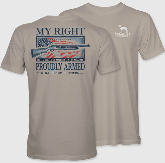 Proudly Armed Men’s Tee