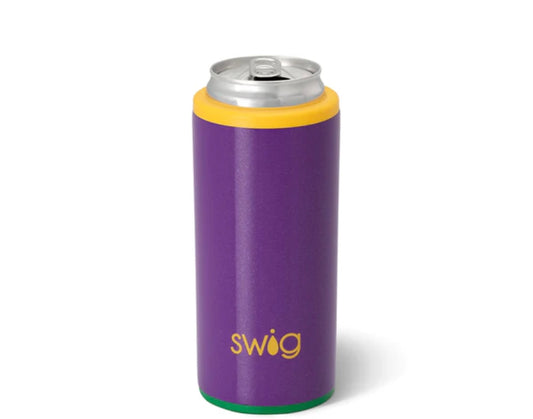 Swig Mardi Gras Can Cooler