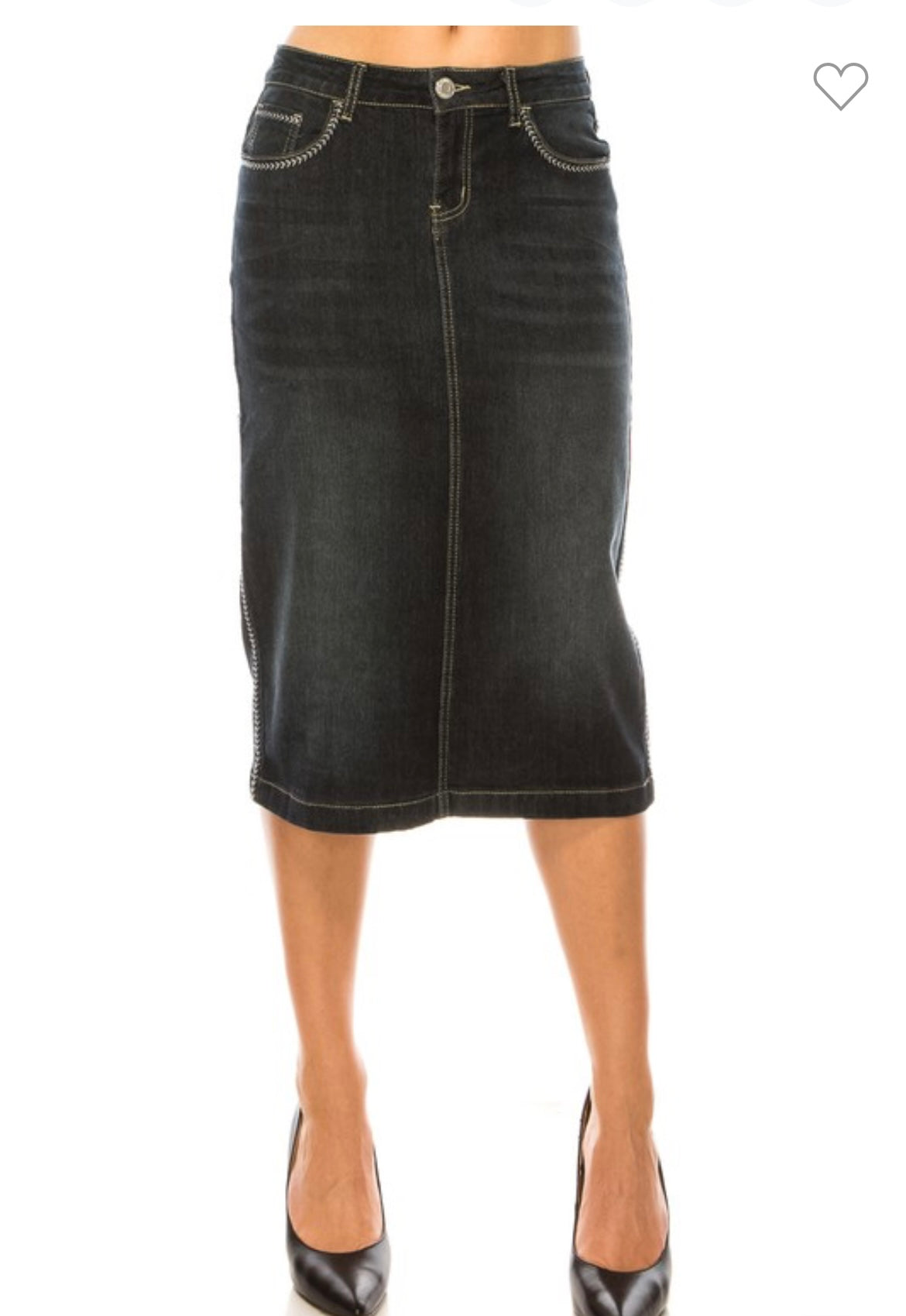 Be-Girl Black Wash Skirt