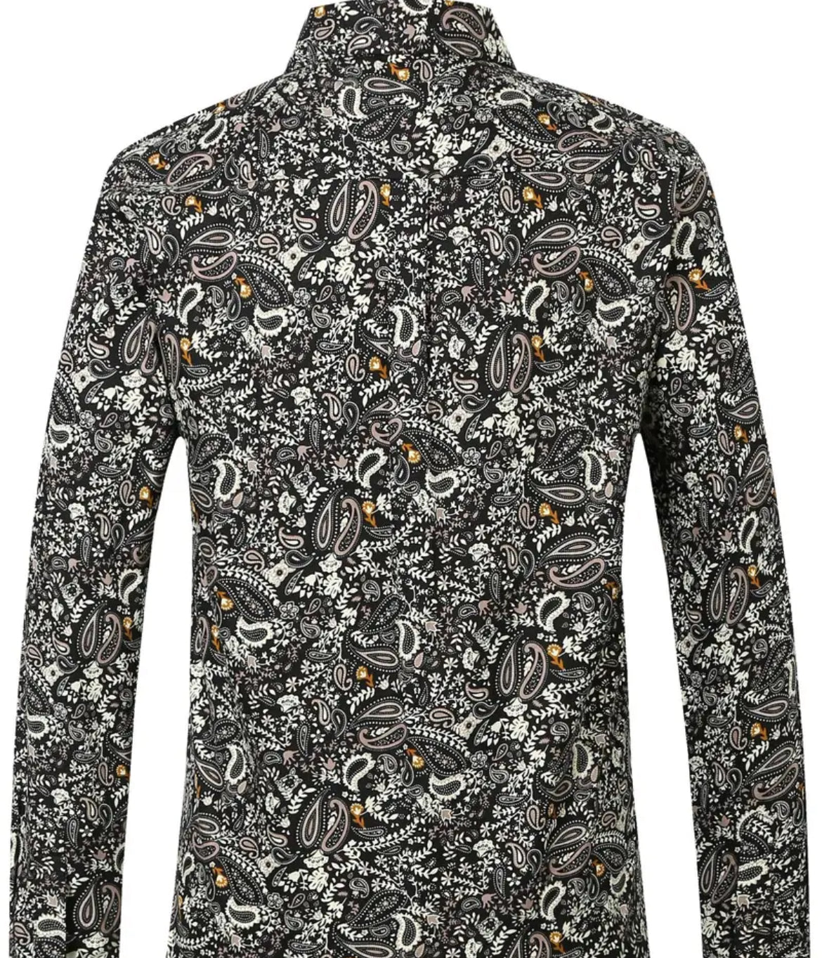 Men’s Long Sleeve Paisley Dress Shirt